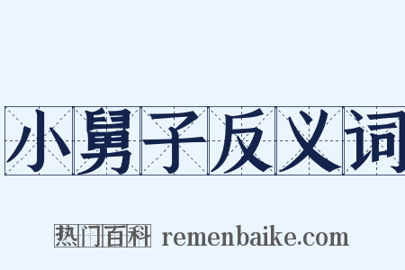 小舅子反义词是什么意思的图片